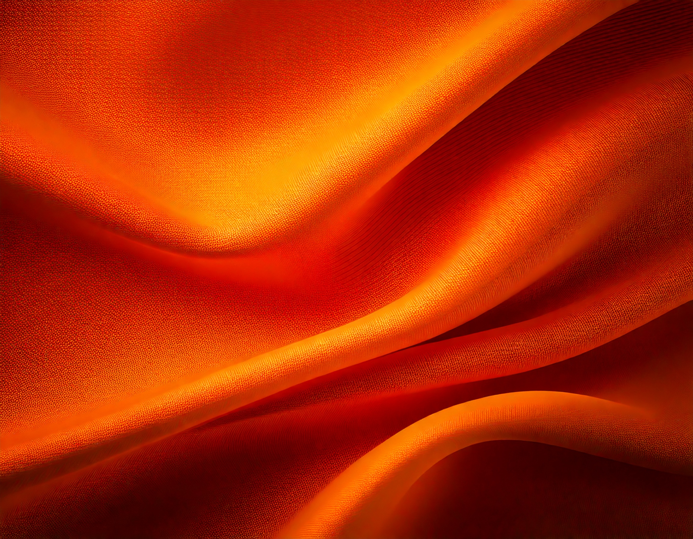 Orange Cotton Fabric